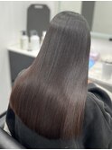 ロングヘアー縮毛矯正上級髪質改善　赤坂見附