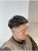 ショートハーパー スペインカール メンズカット メンズパーマ