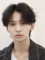 ルーシー 渋谷(LUCEY)&nbsp;センターパートフェザーパーマシャドウパーマメンズパーマ