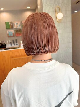 テクライズ 刈谷店(TECHRISE) ミディアムボブ/ブリーチ/ココアグレージュ