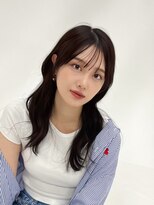 アマトウキョウスマートサロン(AMA TOKYO×Smart Salon)&nbsp;韓国ヘア　2wayバング  レイヤーカット くびれヘア  顔周り