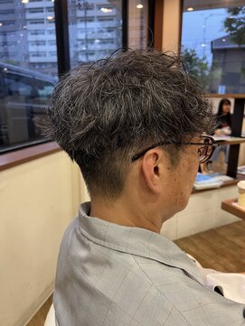 ジップ 浜田店(zip) メンズゆるウェーブ×４０代柔らか印象