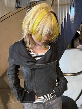 シピ バイ ブレス(shipi. by brace) デザインカラー/リタッチカラー/ブリーチ/ウルフレイヤー