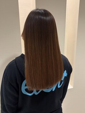 ディックス 浜野店(dix) 美髪ブラウンカラー