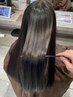 【5～6月限定】プレミアムストレート＋アクアゼロヘアパック付￥25000