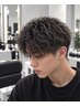 【メンズ】Men'sカット＋波巻きスパイラル 　￥16500