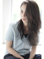 ファースト 仙台店(first) 【first SENDAI】ロングヘアイルミナカラーでクールなグレーヘア