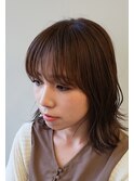 前髪／シースルーバング／ボブ／オイル／ウェット／