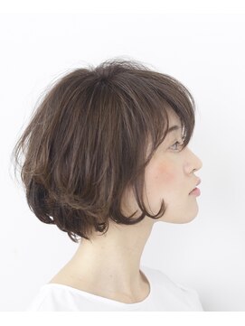 アロン(alon) テラコッタ/デジタルパーマ/ピンキーショート/前髪カール/alon