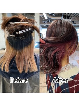 コワファーストナガサキシャンプーボーイ(COIFF1RST NAGASAKI SHAMPOO BOY) インナーピンク☆