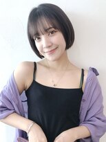 アイティーバイアルバム 下北沢店(IT by ALBUM)&nbsp;ナチュラルボブ_くびれヘアツートンカラーアースカラー_7550