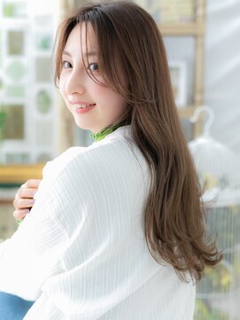 カバーヘア ブリス 川口(COVER HAIR bliss) 斜めバング大人かわいい小顔ウェーブ巻きa川口20代30代40代