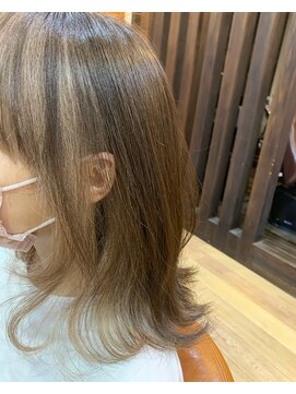 ヘアーデザイン ジュモク(Hair Design Jumoku) フェイスフレーミングベージュ