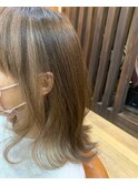 フェイスフレーミングベージュ