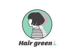 Hair green