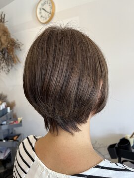 レポヘアー(Repos hair) 大人可愛い大人美人小顔カットふんわりカールショコラアッシュ