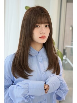 レイリー 原宿 表参道(Rayreee) くびミディ美髪ケアカラーエアリーロングピンクブラウン