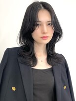 ヴェイン 渋谷(vain)&nbsp;★くびレイヤーエモージュカールセミディシアーカラー姫カット