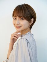 アイスバーグ(eyesburg)&nbsp;20代30代40代丸みひし形ショートオリーブベージュ