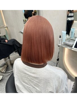 ロンド マーレ 天神大名店(Lond mare) ピンクブラウン/暖色カラー/カシスピンク/韓国ヘア/顔周りカット