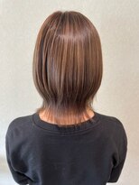 スーパーカット 元町店(SUPER CUT)&nbsp;切りっぱなし　レイヤーボブ　ベージュカラー髪質改善　質感再整