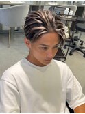 波巻きツイストスパイラルパーマ/フェザーパーマ/眉毛/メンズ