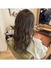 【最新ダブルイルミナカラー☆SNSで話題沸騰！】ブリーチなしで憧れの透明感