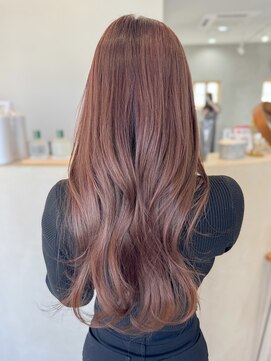 ミュゼプリュム(Musee plume) ピンクブラウン×艶カラー