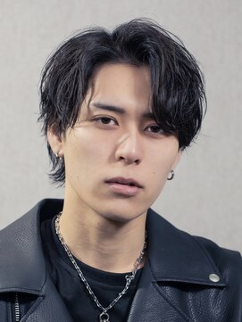 テクト バイアッシュ 吉祥寺店(Tect by Ash) センターパートウルフ波巻きスパイラルパーマ