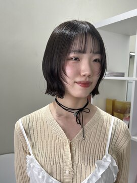 キートス 高知店(kiitos) ミニボブ×フェイスレイヤー