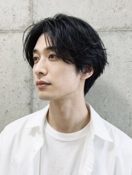 エイチ メンズ(H) ツイストスパイラル短髪アップバングソフトモヒカンオールバング