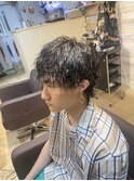 【パーマ】ツイストスパイラル/ツーブロック/襟足