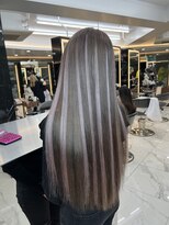 ラピス 渋谷本店(Lapis) エクステハイライト/シールエクステ/髪質改善/グレージュ/ギャル