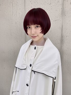 ドロシー(dorothy) ダークレッド　ショートマッシュ　ボルドー　バーガンディ