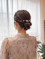 オン キャナルシティ博多前店(on)&nbsp;【中里恵梨】シニヨンヘア/ヘアセット/アップスタイル/参列ヘア