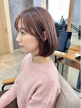 バッカ 横浜桜木町店(BACCA) 丸みとくびれで若見え。大人の上品ボブ