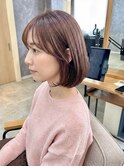 丸みとくびれで若見え。大人の上品ボブ