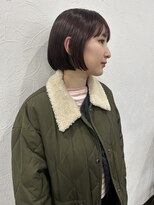 ヴィアーレアンクスタイル(VIALE Ank style)&nbsp;ミニボブと暖色カラー