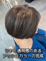 イロドリ 千歳船橋店(irodori)&nbsp;白髪を活かした明るいアッシュカラー