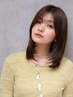 【気になる白髪に☆】カット+白髪染めカラー(リタッチ)