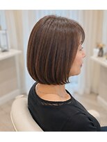ヘアアトリエ ナイン(hair atelier nine)&nbsp;ダークパープル/ナチュラルショート/夏のヘアアレンジ/福島市