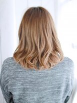 ヘアメイク ナル(hair make nalu)&nbsp;透け感たっぷりミックスカールボブ