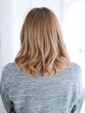 ヘアメイク ナル(hair make nalu) 透け感たっぷりミックスカールボブ