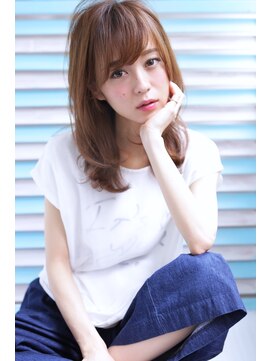 オウル(Owll) 【DISHEL】大人斜めバンク モード ランダムウエーブ 3Dカラー