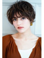 ラボヌール ヘアーウル 春日部西口店(La Bonheur hair heureux)&nbsp;無造作ハイライト＆ゆるふわショート #1