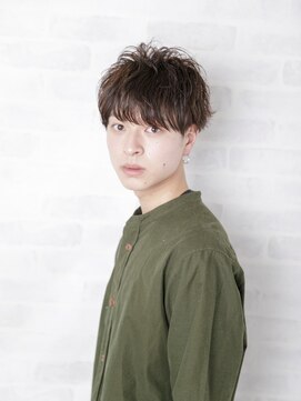 ルルディ バイ アフロディーテ銀座(luludi by APHRODITE) 束感ショート/波巻き/ハイライト/ツーブロックマッシュ/銀座