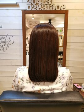 ラウンジアンドヘアープラスグランツ(lounge&hair+grants) サラサラすぎるセミロング