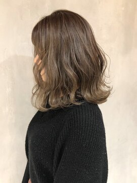 アルバム 渋谷パルコ(ALBUM) シアグレージュロブ_外ハネボブアッシュブラウン_ba269654