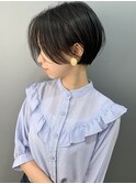 【morio池袋】綺麗でかっこいい黒髪ショート♪