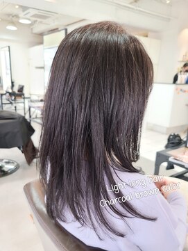 ピュア プレイス ラボ(PURE PLACE LABO) 【PURE PLACE×北島】 やわらかレイヤー×チャコールブラウン